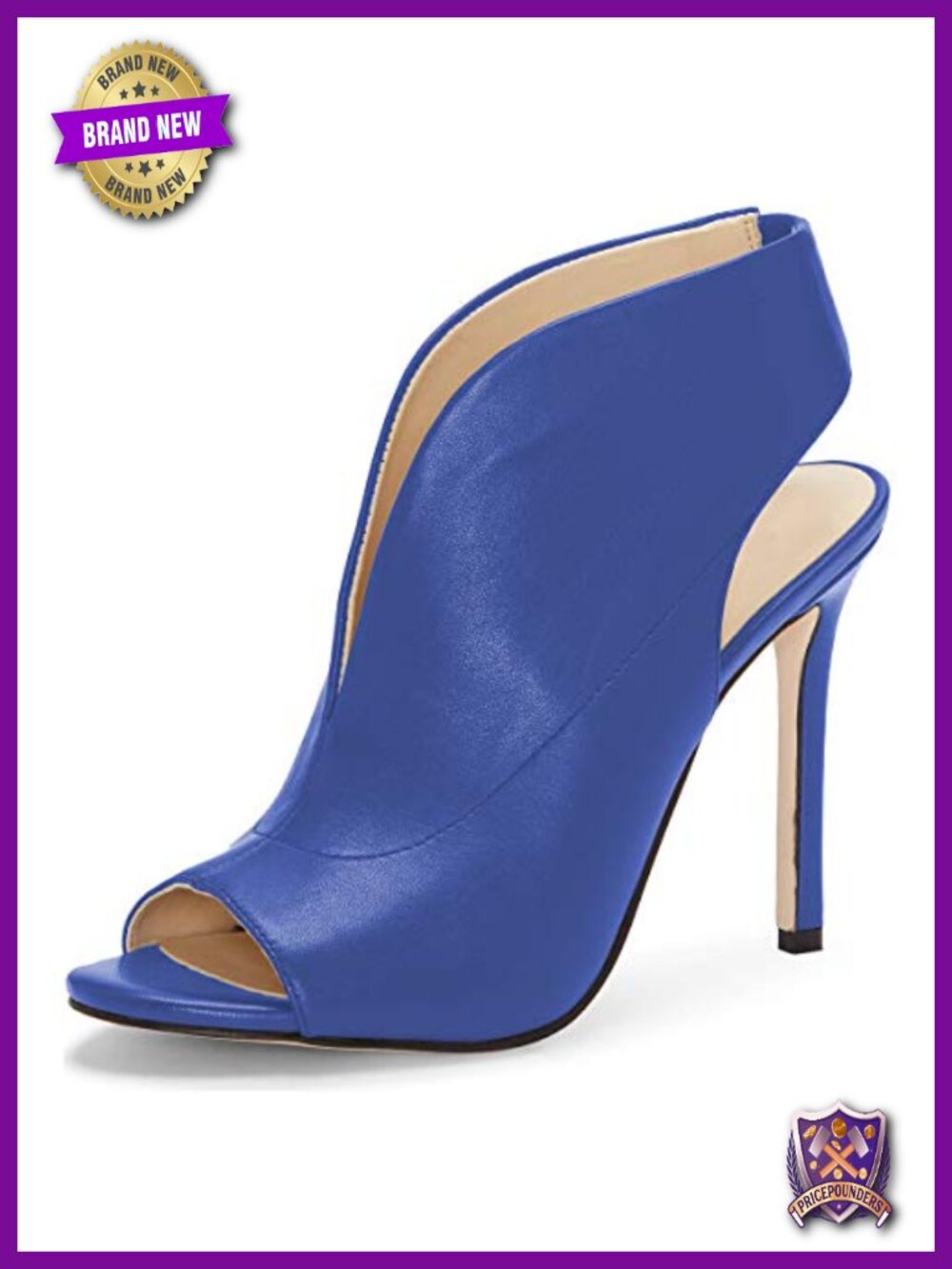 Chic Slingback Peep Toe Stiletto High Heel Sandals Cutout Party Office Shoes